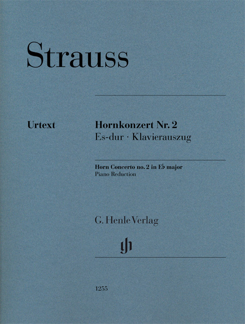 Cover: 9790201812557 | Horn Concerto No. 2 in E flat major | Richard Strauss | Klavierauszug