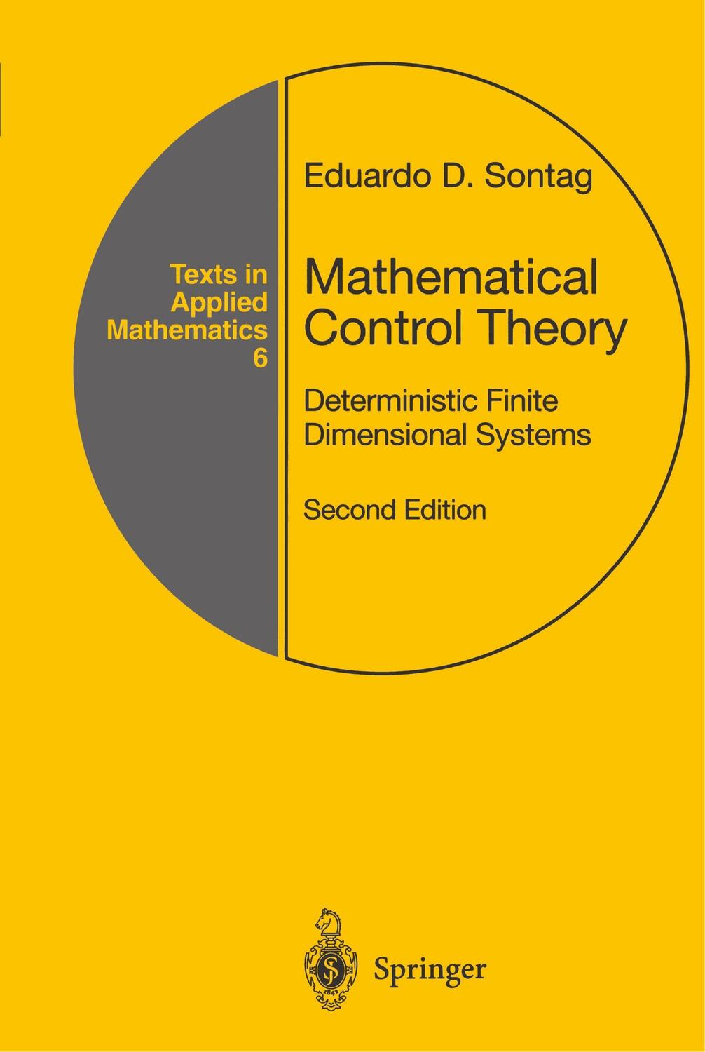Cover: 9780387984896 | Mathematical Control Theory | Deterministic Finite Dimensional Systems