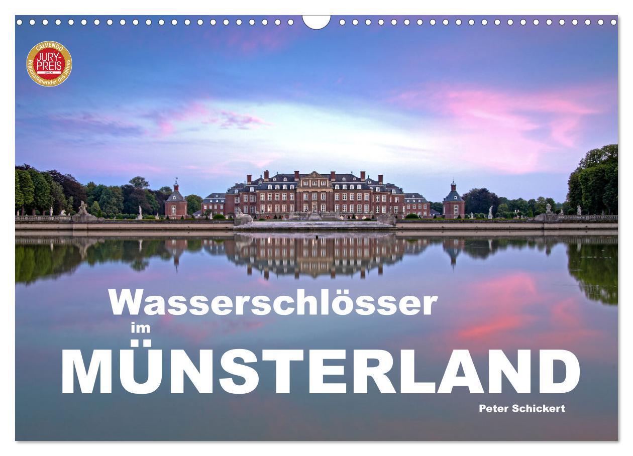 Cover: 9783675735460 | Wasserschlösser im Münsterland (Wandkalender 2024 DIN A3 quer),...