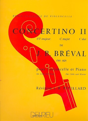 Cover: 9790231705249 | Concertino 2 C Major | Jean-Baptiste Breval | Buch | Edition Delrieu