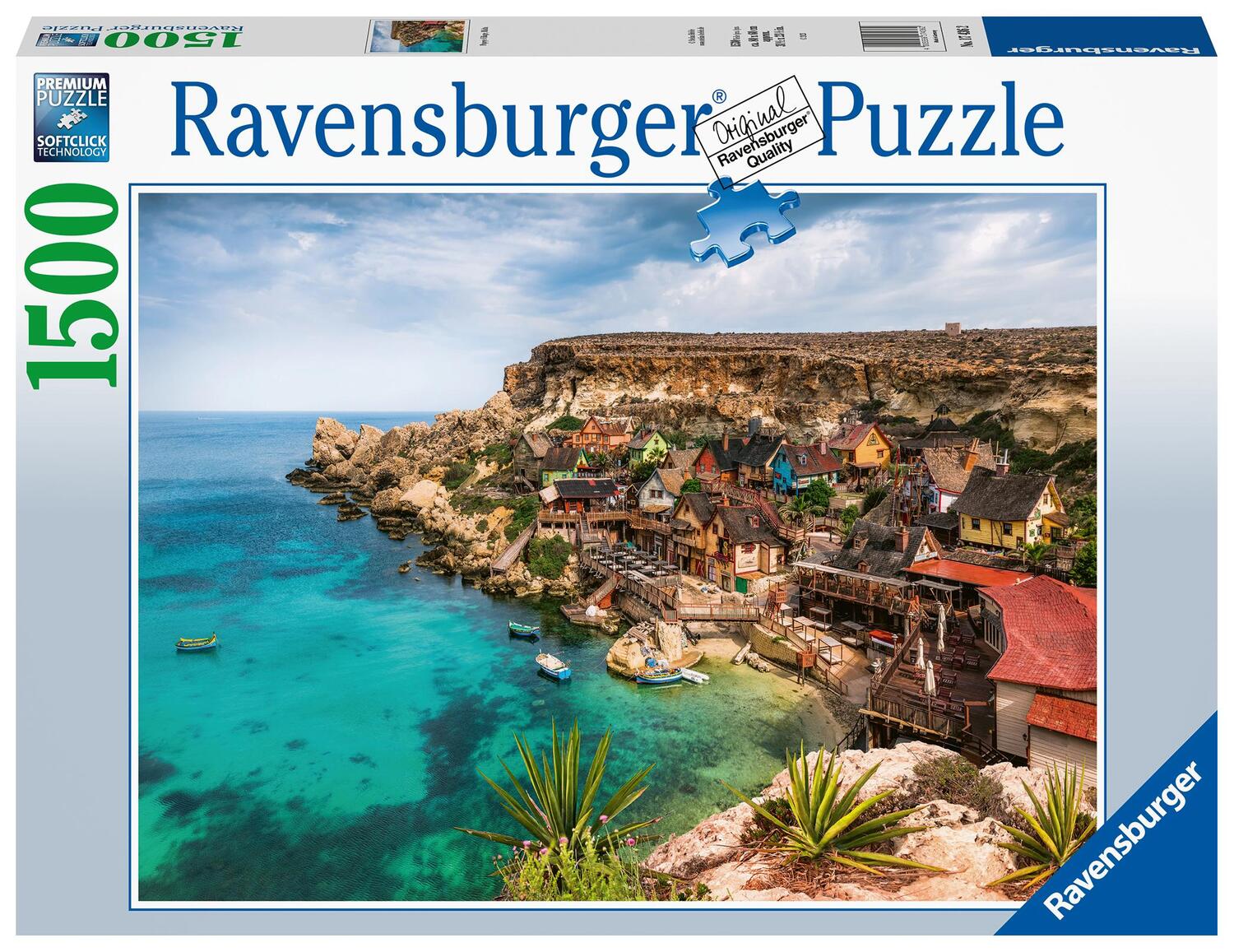 Cover: 4005556174362 | Ravensburger Puzzle 17436 Popey Village, Malta - 1500 Teile Puzzle...