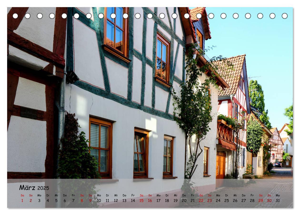 Bild: 9783435438129 | Fachwerkromantik in Hofheim am Taunus (Tischkalender 2025 DIN A5...