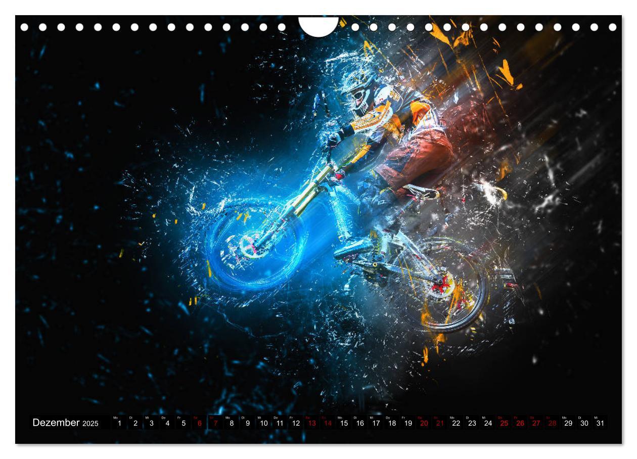 Bild: 9783435432905 | Downhill Explosion (Wandkalender 2025 DIN A4 quer), CALVENDO...