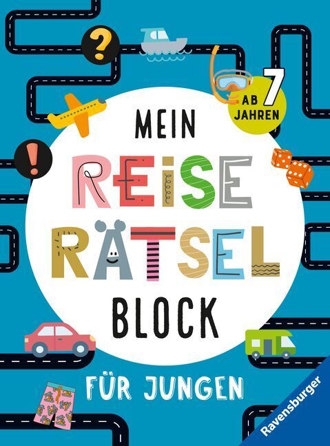 Cover: 9783473555512 | Mein Reise-Rätselblock für Jungen | Tanja Bürgermeister | Taschenbuch