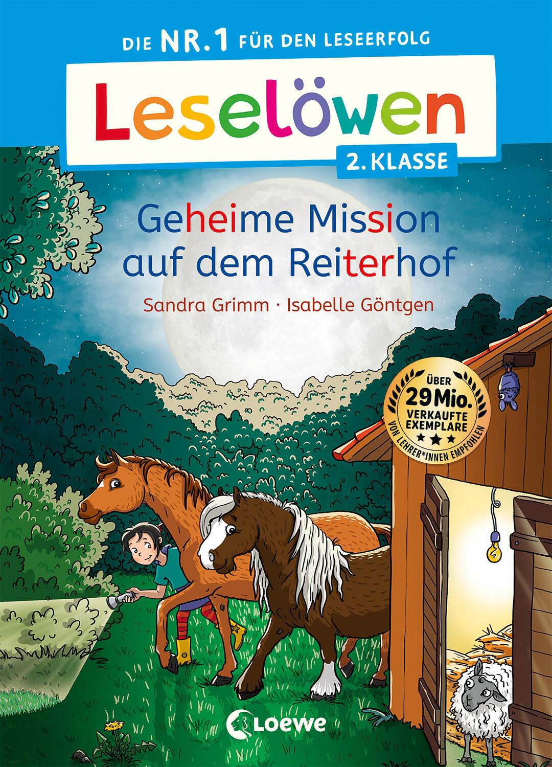 Cover: 9783743215016 | Leselöwen 2. Klasse - Geheime Mission auf dem Reiterhof | Sandra Grimm