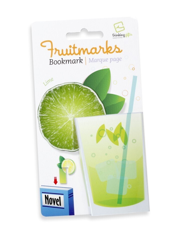 Cover: 5060213015630 | Fruitmarks Lesezeichen - Lime Limette | Bookmark | Stück | Englisch