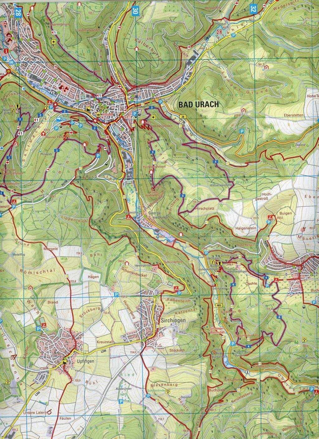 Bild: 9783947486007 | Bad Urach - Großes Lautertal (West), Zwiefalten Wanderkarte 1:25000