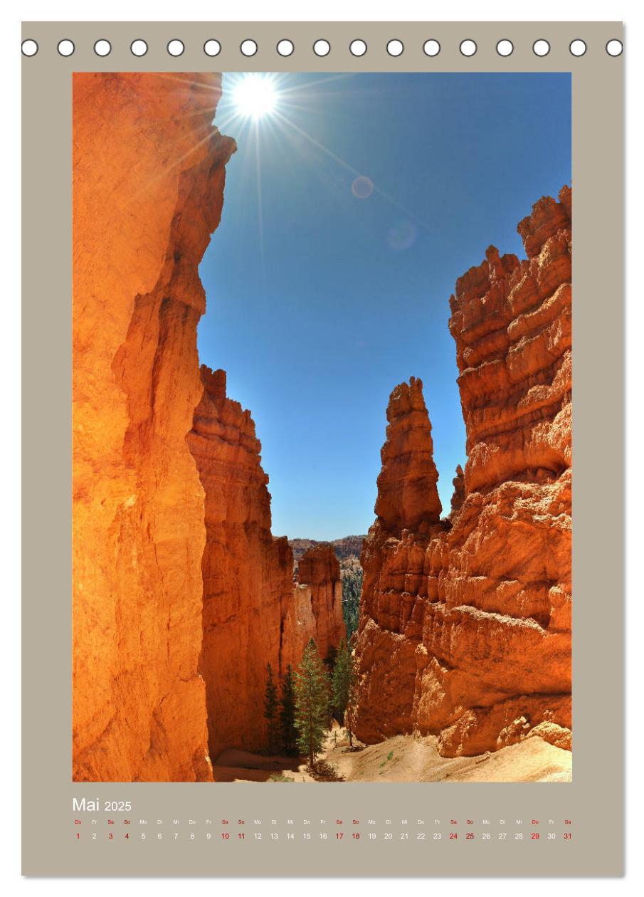 Bild: 9783435935109 | Erlebe mit mir den Bryce Canyon Nationalpark (Tischkalender 2025...