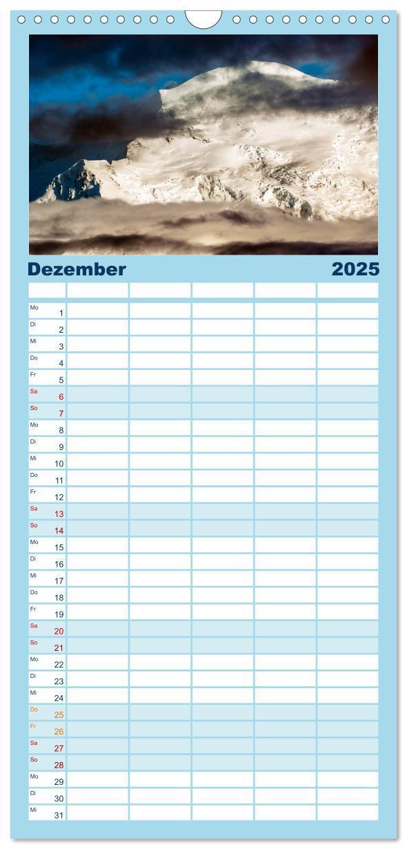 Bild: 9783457121344 | Familienplaner 2025 - Der Alaska Kalender mit 5 Spalten...