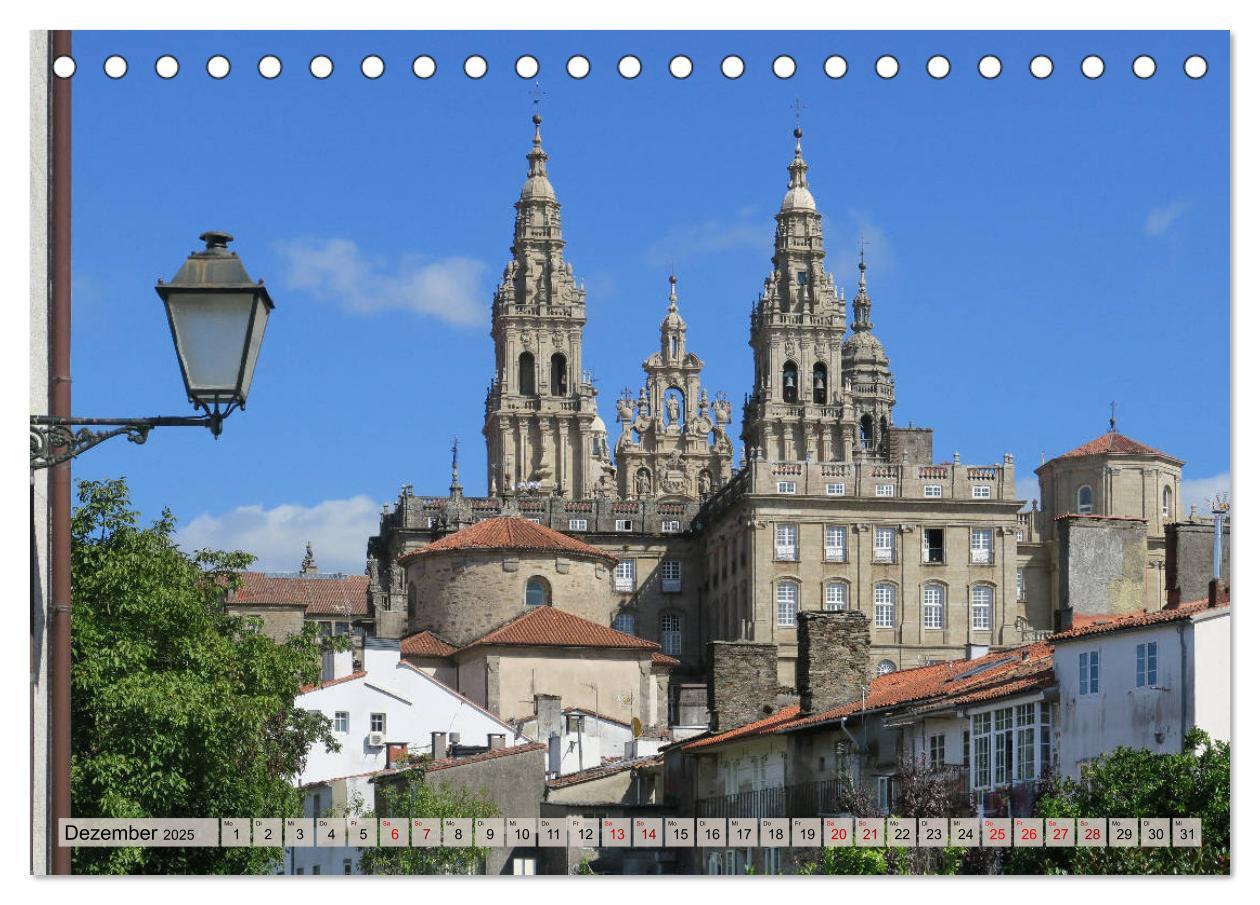 Bild: 9783435155156 | Von Porto nach Santiago de Compostela (Tischkalender 2025 DIN A5...