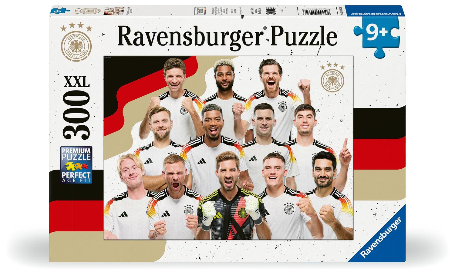 Cover: 4005555010326 | Ravensburger Kinderpuzzle 12001032 - Nationalmannschaft DFB 2024 -...