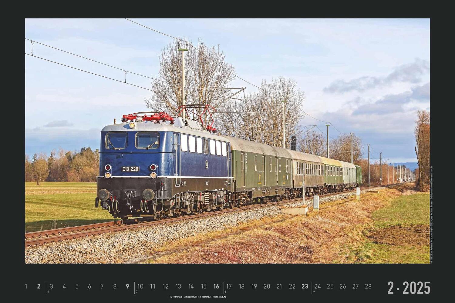 Bild: 4251732342203 | Eisenbahn-Nostalgie 2025 - Bildkalender 49,5x33 cm -...