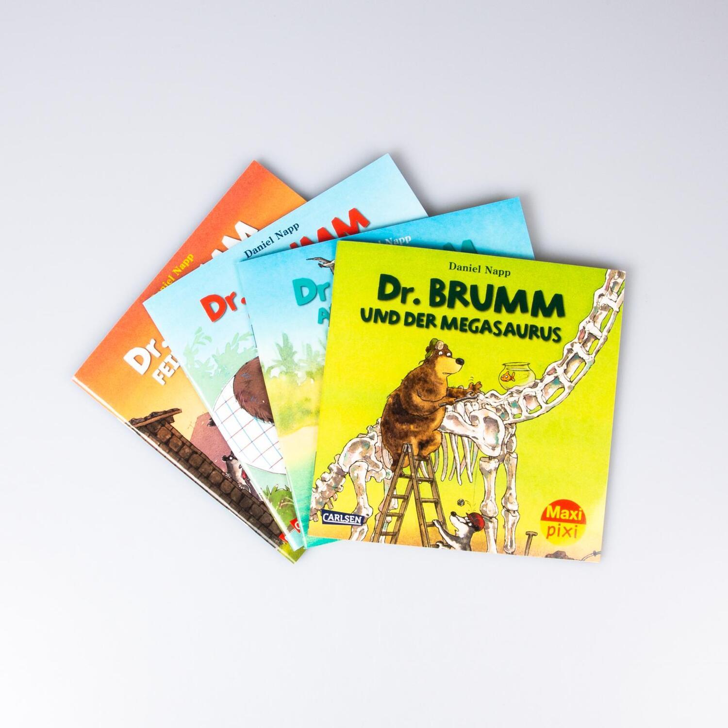 Bild: 9783551030566 | Maxi-Pixi-4er-Set 91: Neues von Dr. Brumm (4x1 Exemplar) | Daniel Napp