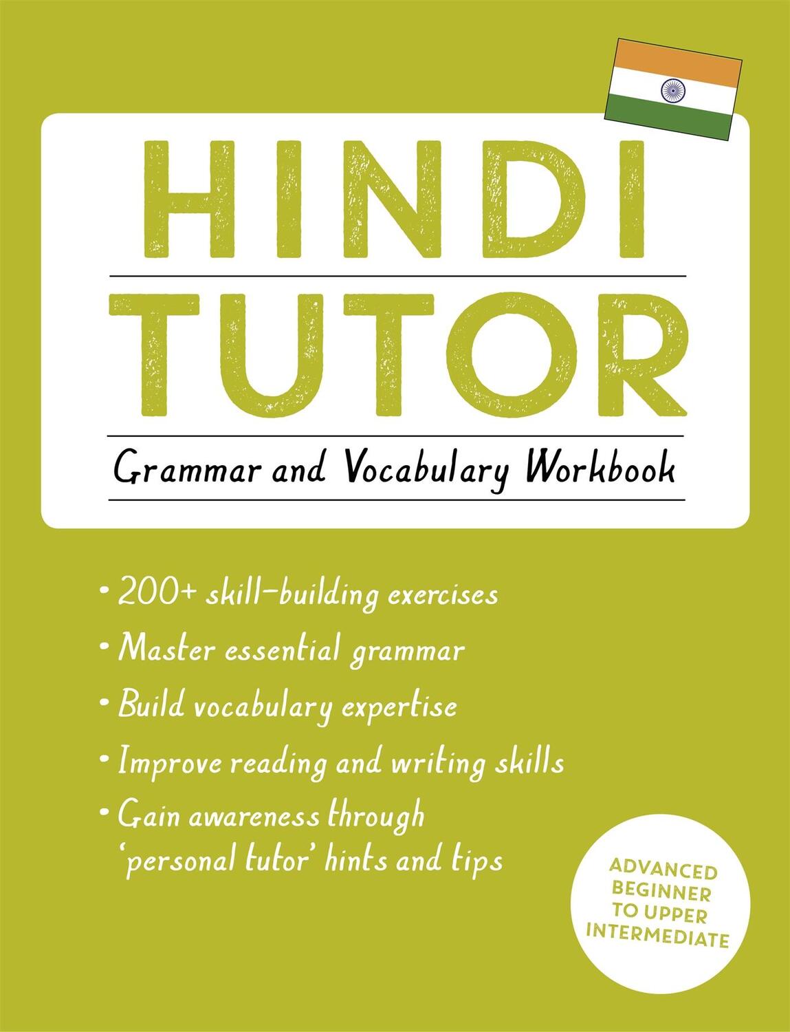 Cover: 9781473617452 | Hindi Tutor: Grammar and Vocabulary Workbook (Learn Hindi with...