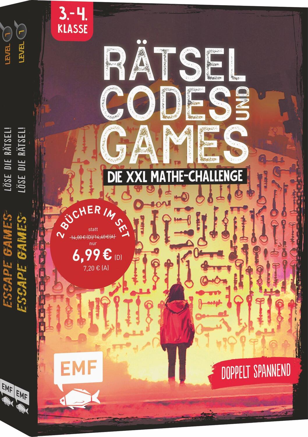Cover: 9783745922608 | Rätsel, Codes und Games - Die XXL Mathe-Challenge für die 3. und 4....