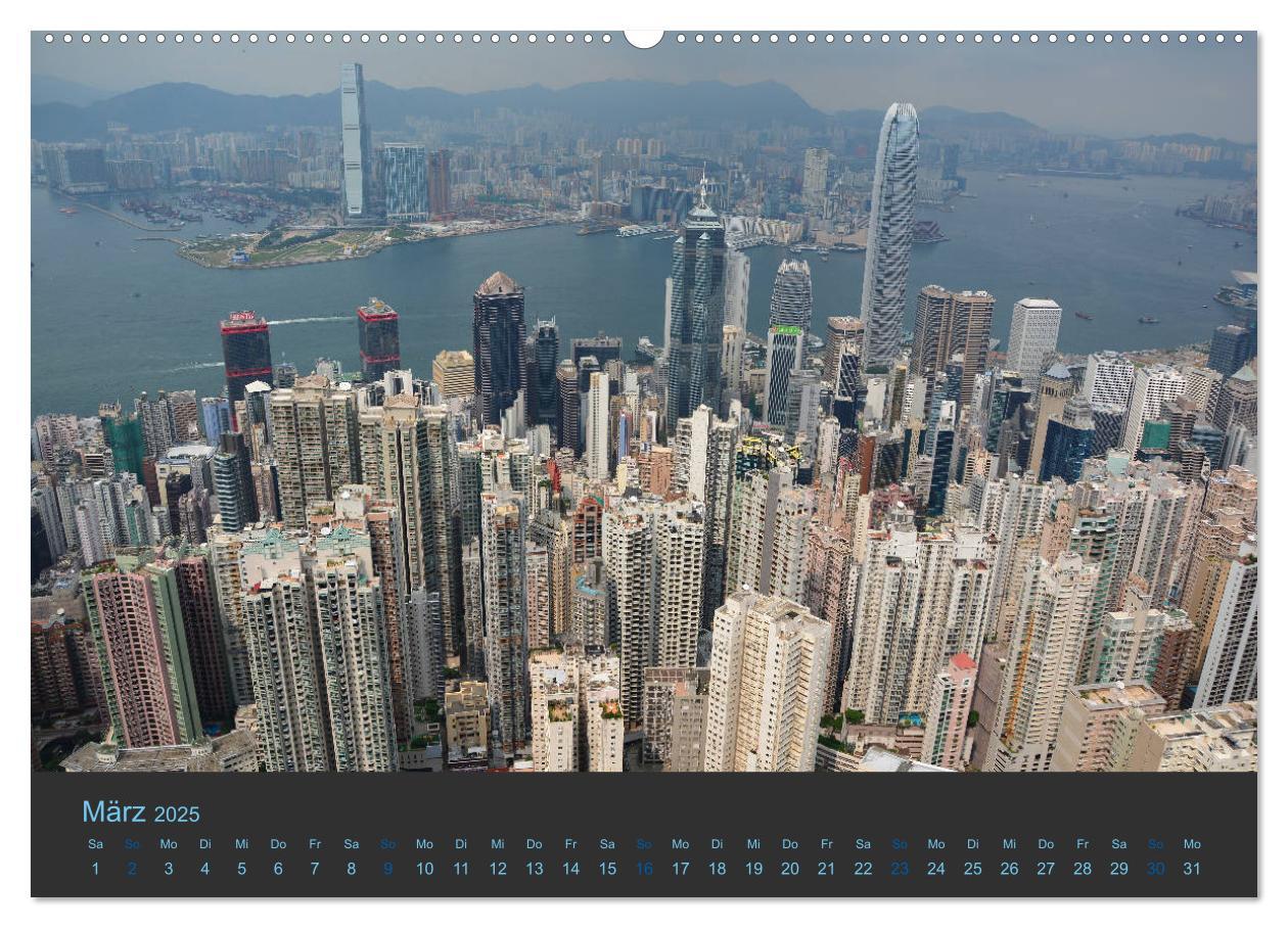 Bild: 9783435377459 | Hong Kong - Skylines (hochwertiger Premium Wandkalender 2025 DIN A2...