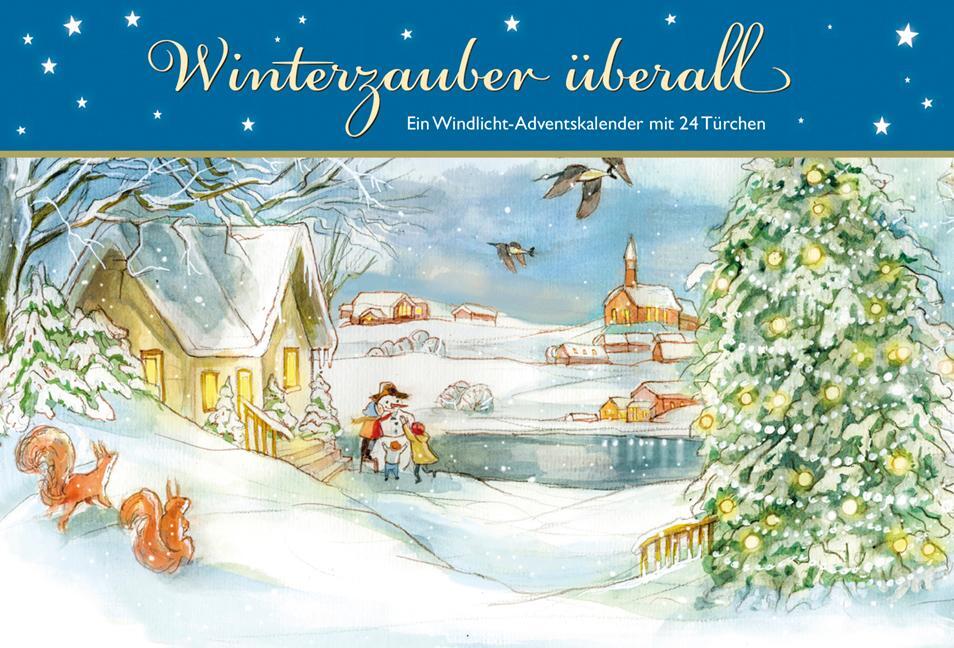 Cover: 9783780613400 | Winterzauber überall | Ein Windlicht-Adventskalender mit 24 Türchen