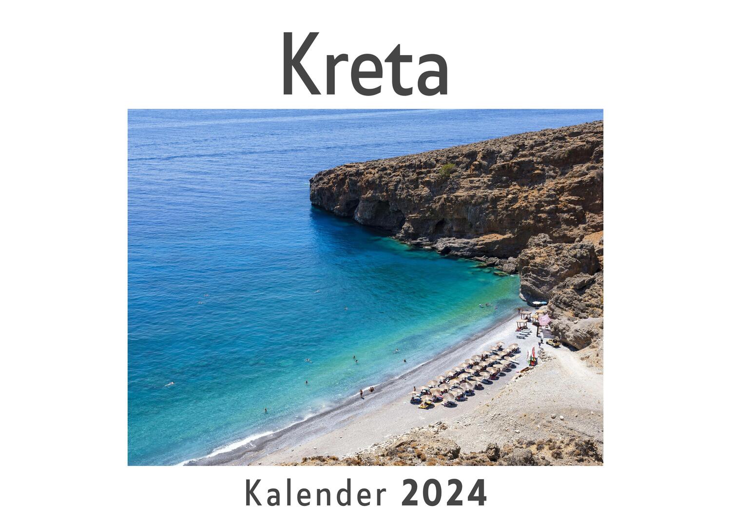 Cover: 9783750547827 | Kreta (Wandkalender 2024, Kalender DIN A4 quer, Monatskalender im...