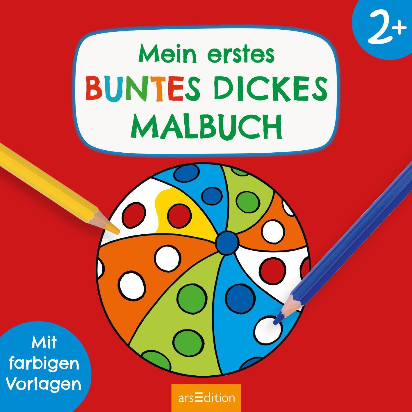 Bild: 9783845804422 | Mein erstes buntes dickes Malbuch | mit farbigen Vorlagen | Buch