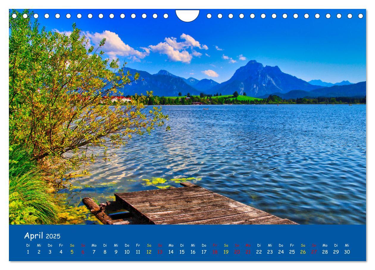 Bild: 9783435066513 | Allgäu Liebe (Wandkalender 2025 DIN A4 quer), CALVENDO Monatskalender