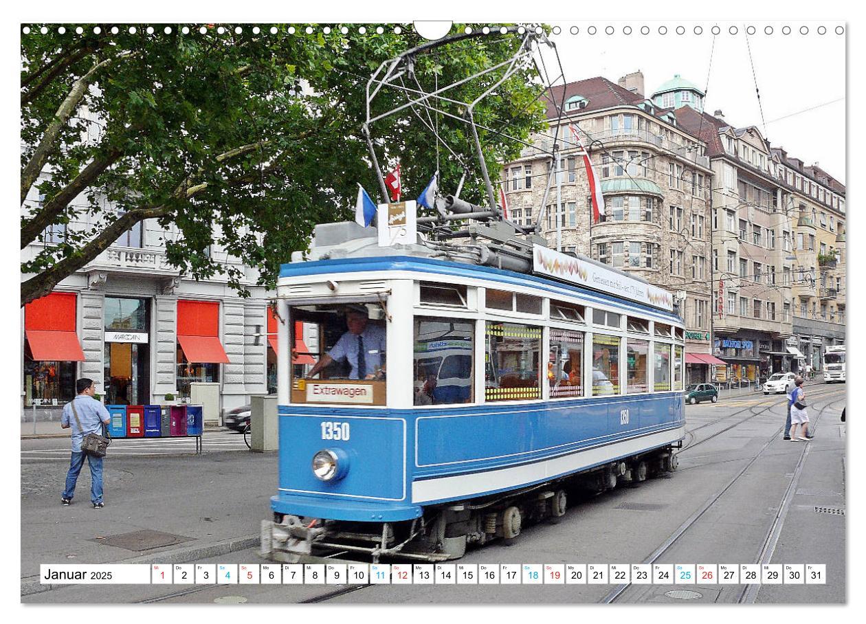 Bild: 9783435257591 | Tram historisch (Wandkalender 2025 DIN A3 quer), CALVENDO...