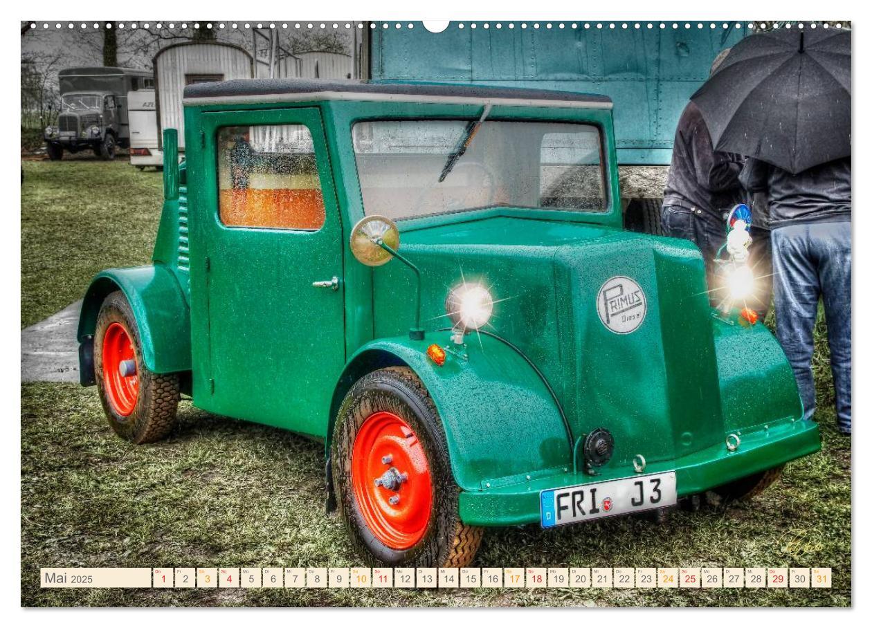 Bild: 9783435609109 | Oldtimer - Traktoren für Liebhaber (Wandkalender 2025 DIN A2 quer),...