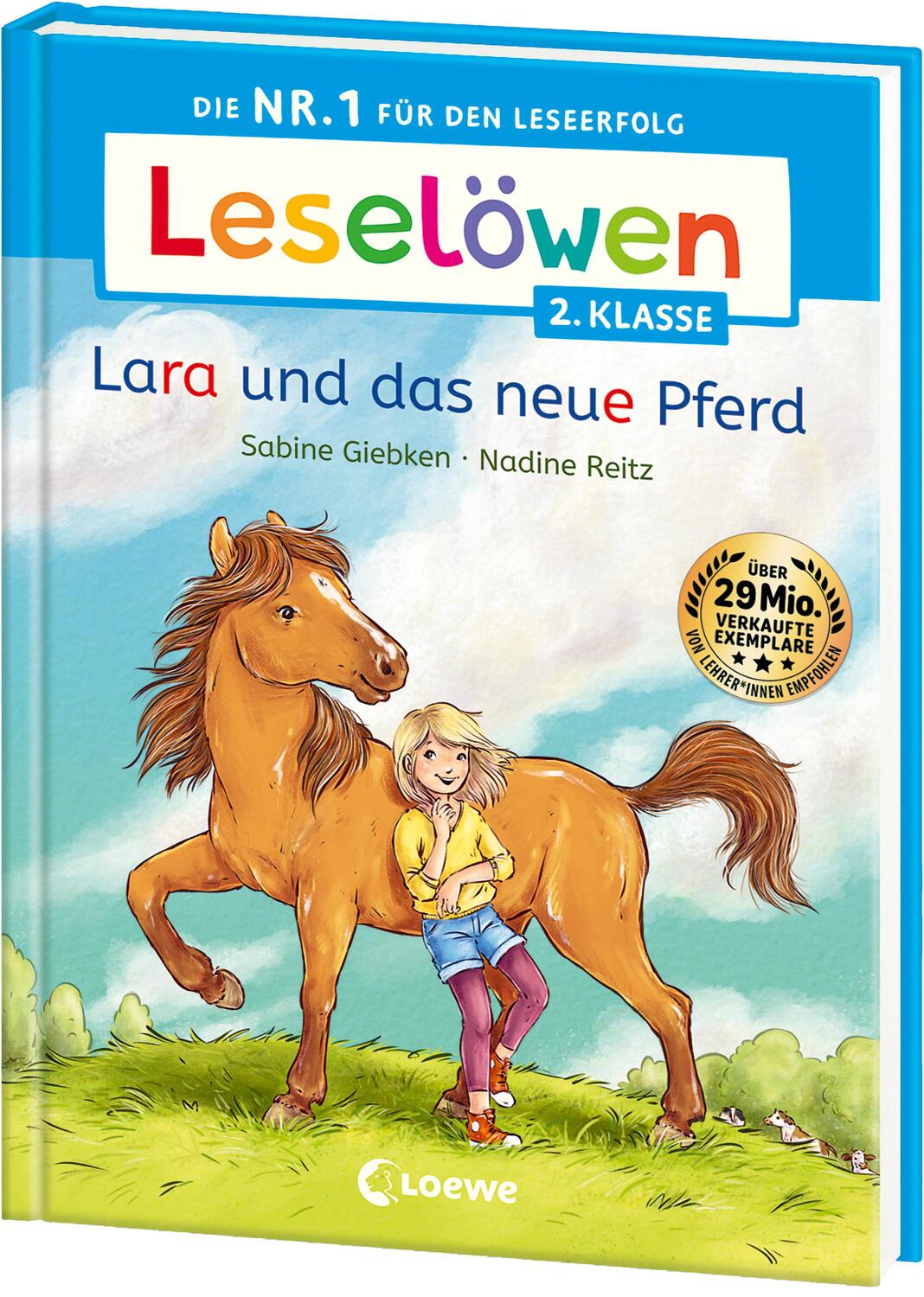Cover: 9783743216303 | Leselöwen 2. Klasse - Lara und das neue Pferd | Sabine Giebken | Buch