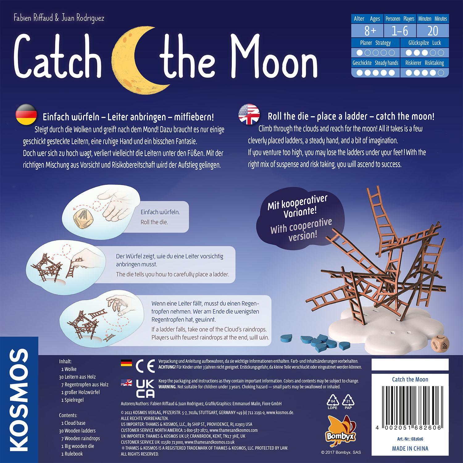 Rückseite: 4002051682606 | Catch the Moon | Fabien Riffaud (u. a.) | Spiel | 682606 | Deutsch