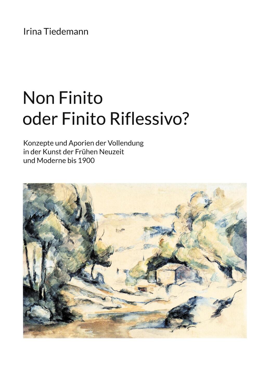 Cover: 9783757829759 | Non Finito oder Finito Riflessivo? | Irina Tiedemann | Taschenbuch