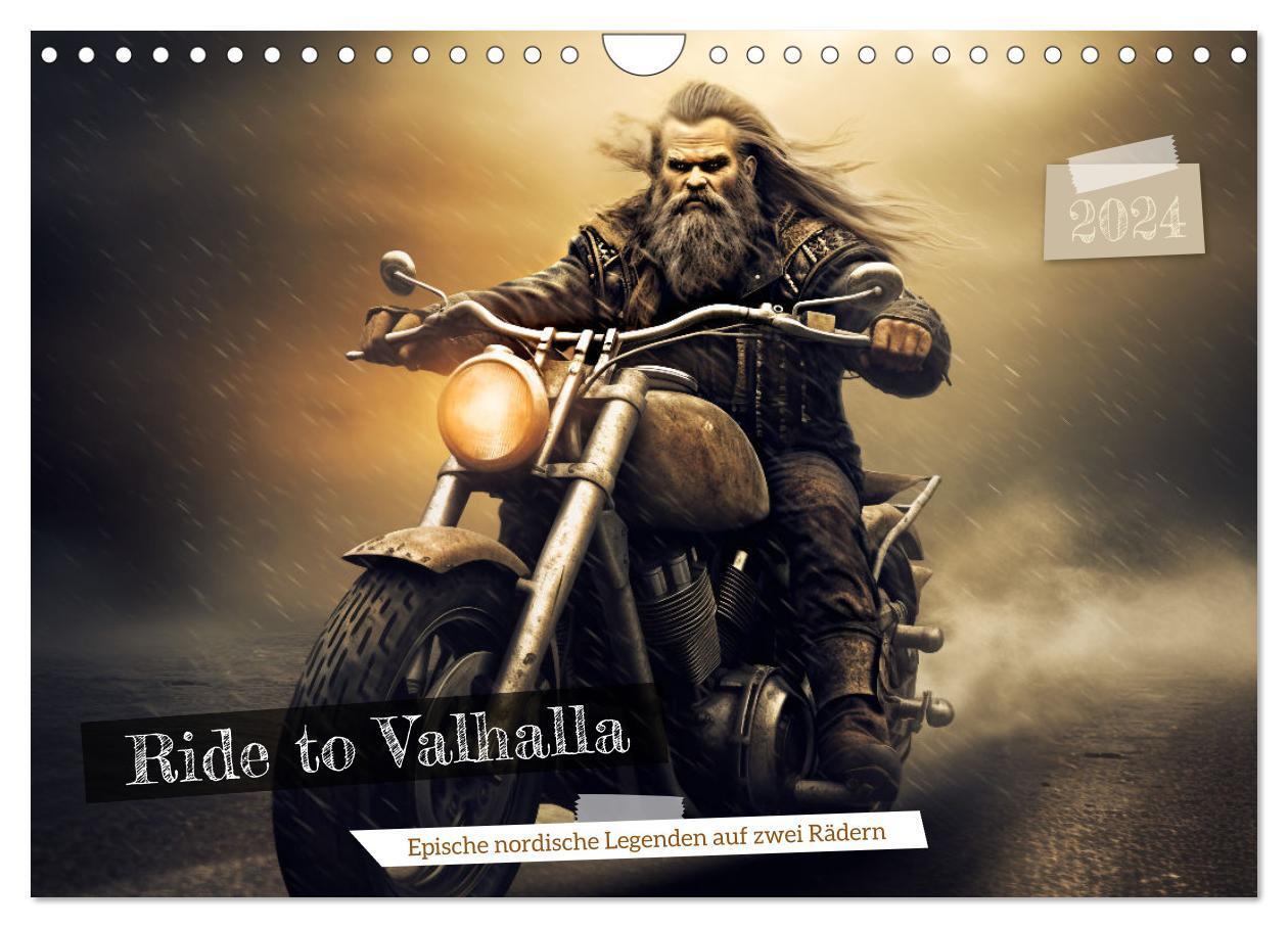 Cover: 9783383663215 | Ride to Valhalla (Wandkalender 2024 DIN A4 quer), CALVENDO...