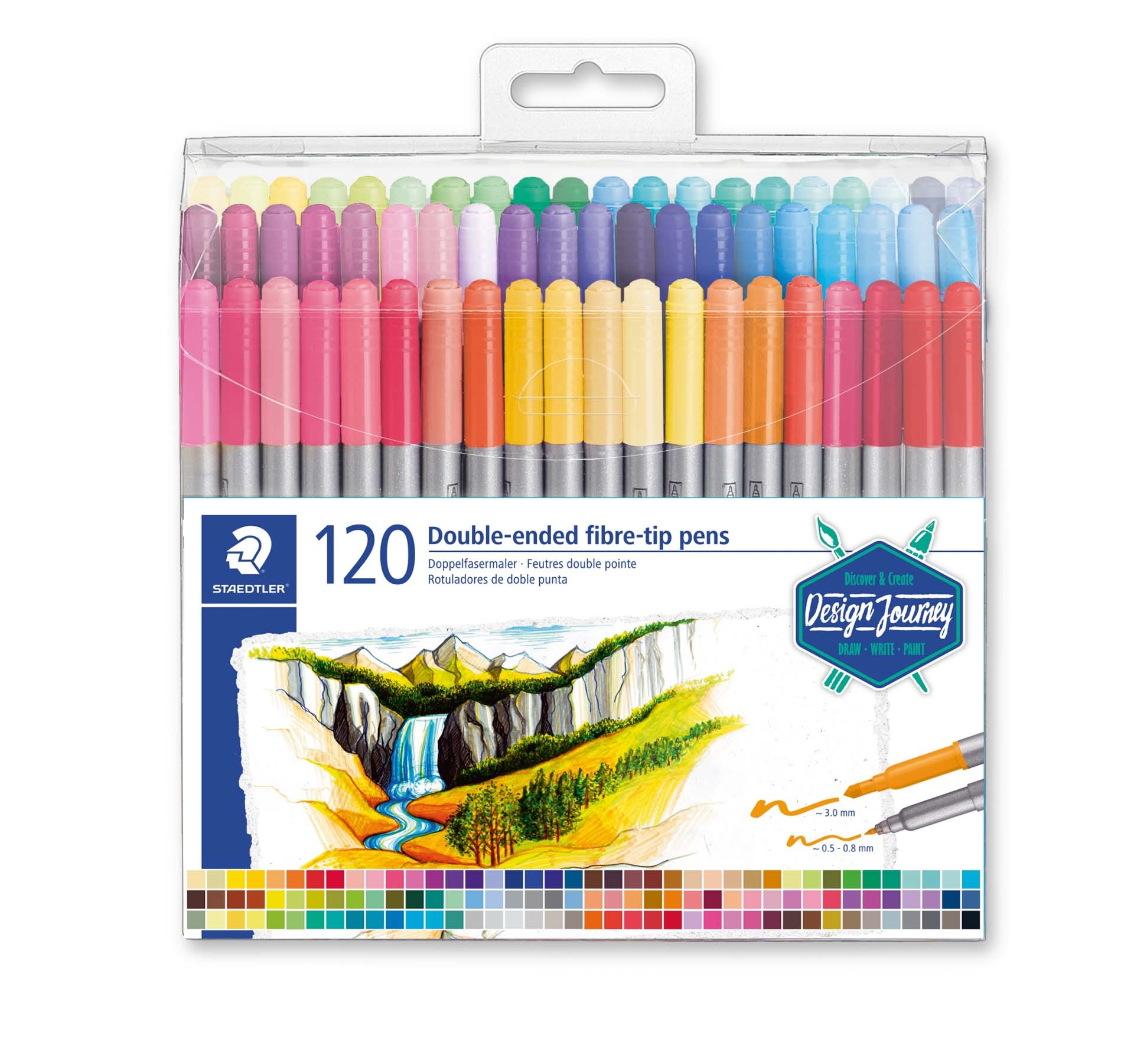 Cover: 4007817188583 | STAEDTLER Doppelfasermaler 120er Set | STAEDTLER Doppelfasermaler