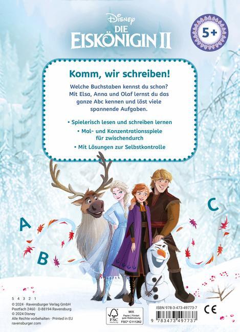 Bild: 9783473497737 | Disney Die Eiskönigin 2 Mein Vorschulblock Lesen und Schreiben -...