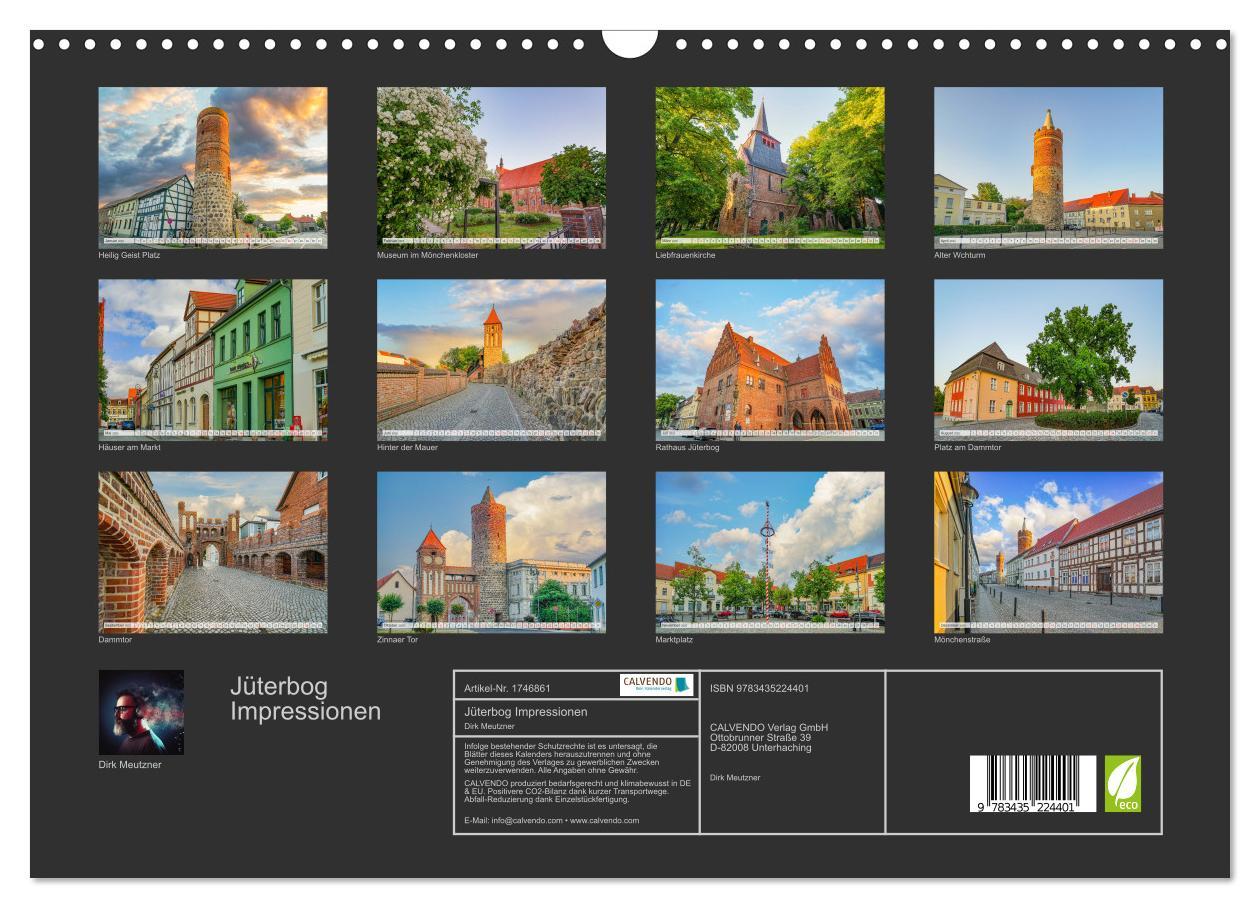 Bild: 9783435224401 | Jüterbog Impressionen (Wandkalender 2025 DIN A3 quer), CALVENDO...