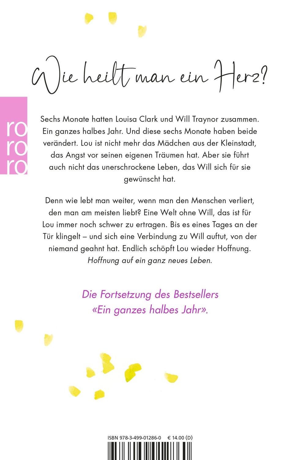 Rückseite: 9783499012860 | Ein ganz neues Leben | Jojo Moyes | Taschenbuch | Lou | 528 S. | 2023