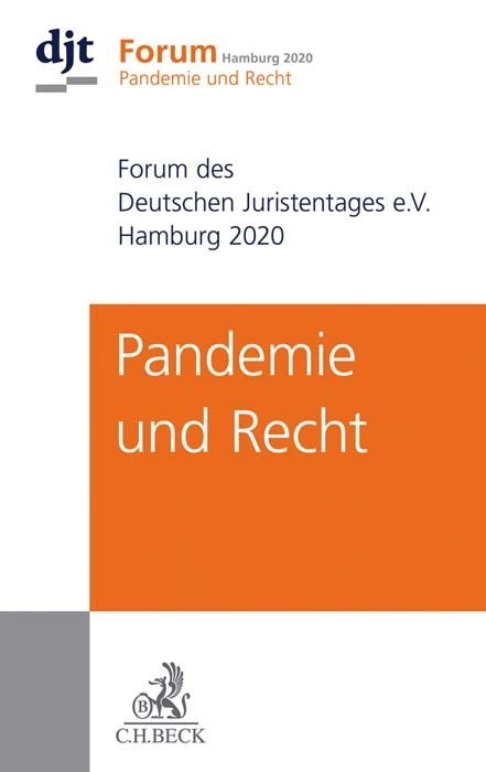 Cover: 9783406765322 | Pandemie und Recht | Ständigen Deputation des Deutschen Juristentages