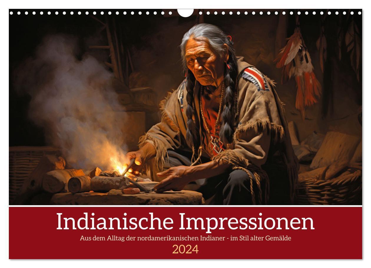 Cover: 9783383715471 | Indianische Impressionen (Wandkalender 2024 DIN A3 quer), CALVENDO...