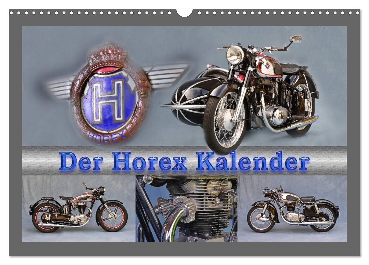 Cover: 9783675680784 | Der Horex Kalender (Wandkalender 2024 DIN A3 quer), CALVENDO...
