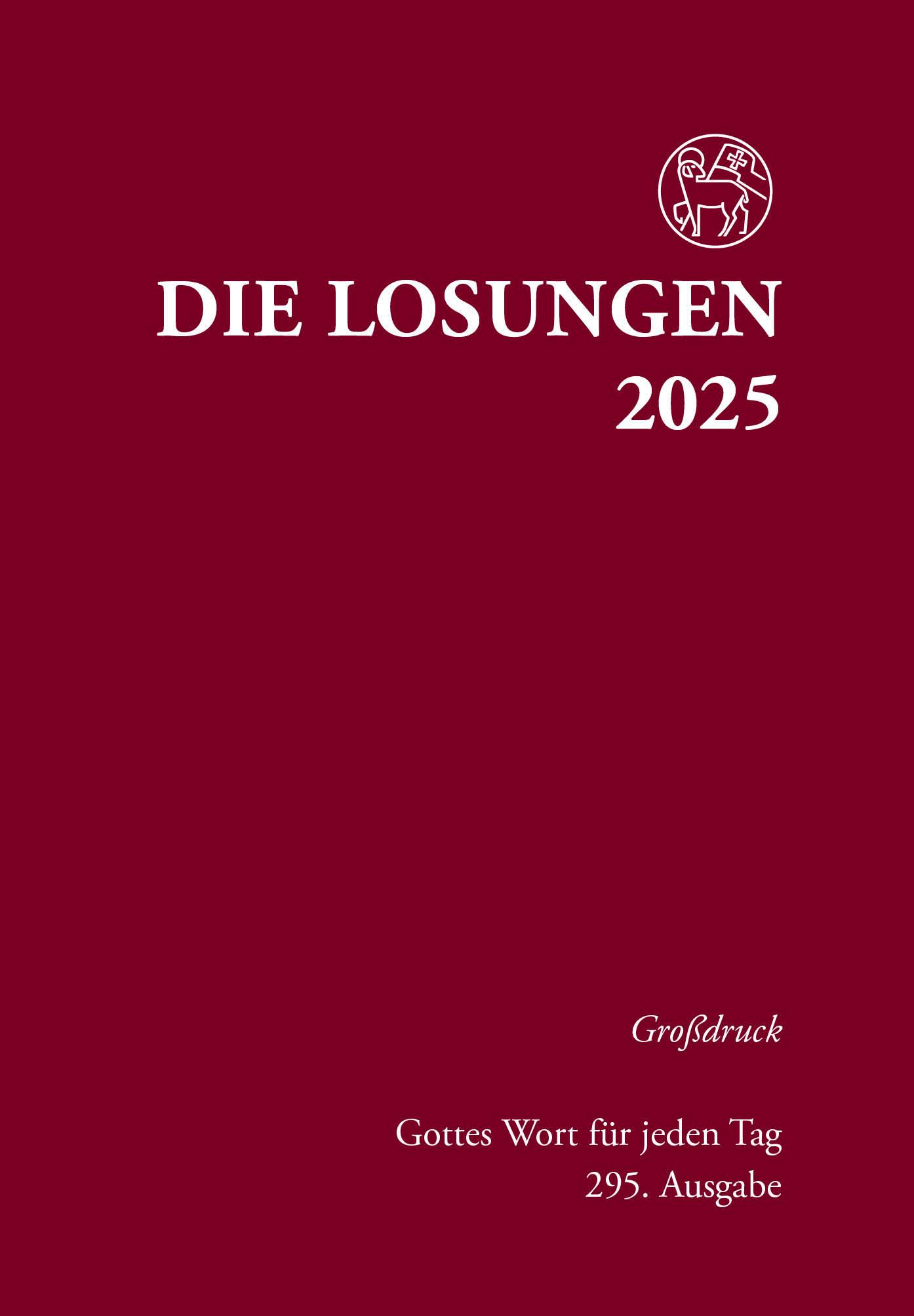 Cover: 9783724526841 | Die Losungen 2025 | Kalender | 216 S. | Deutsch | 2025