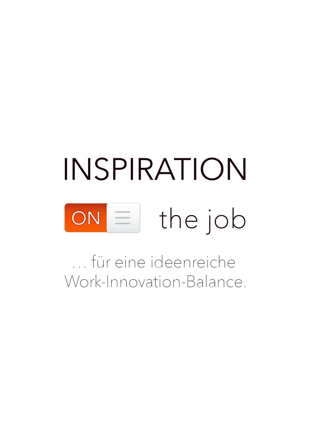 Cover: 9783735752017 | Inspiration on the job | Benno van Aerssen | Taschenbuch