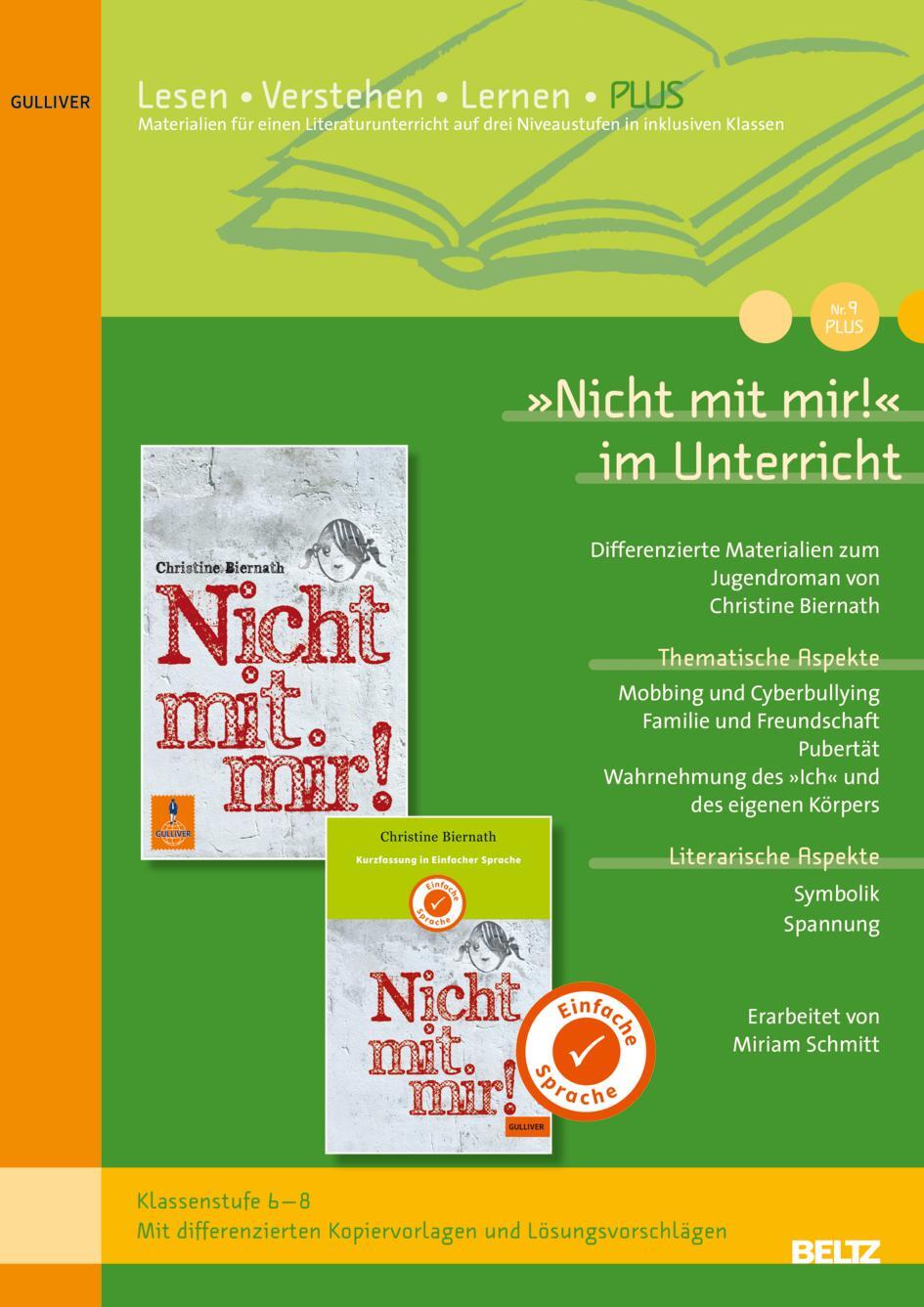 Cover: 9783407824172 | 'Nicht mit mir!' im Unterricht PLUS | Miriam Schmitt | Broschüre