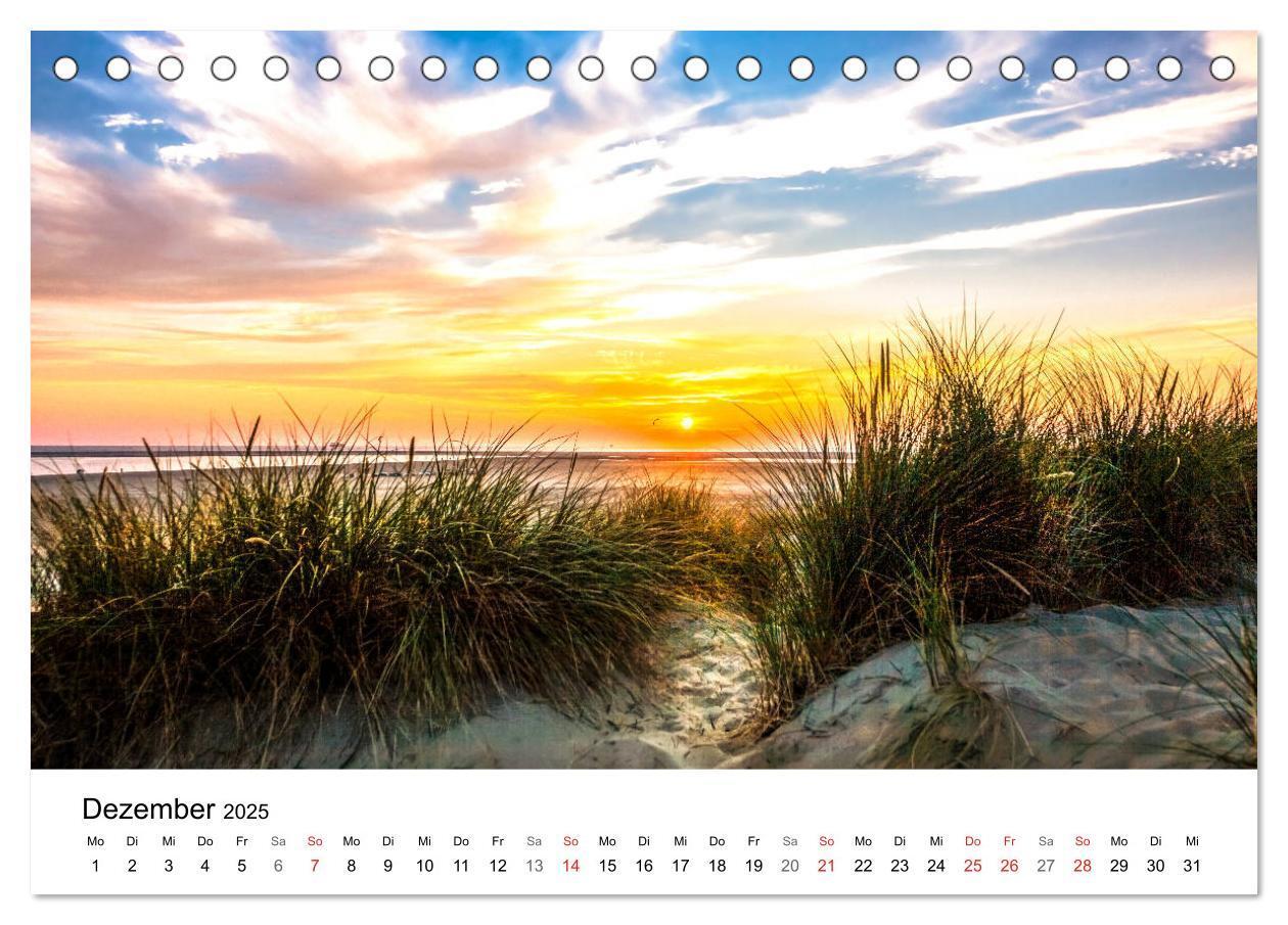 Bild: 9783435493739 | Borkum - Inselblicke (Tischkalender 2025 DIN A5 quer), CALVENDO...