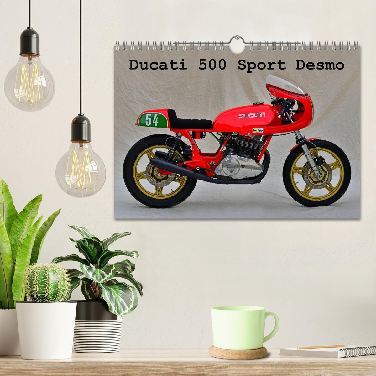 Bild: 9783435688296 | Ducati 500 Sport Desmo (Wandkalender 2025 DIN A4 quer), CALVENDO...