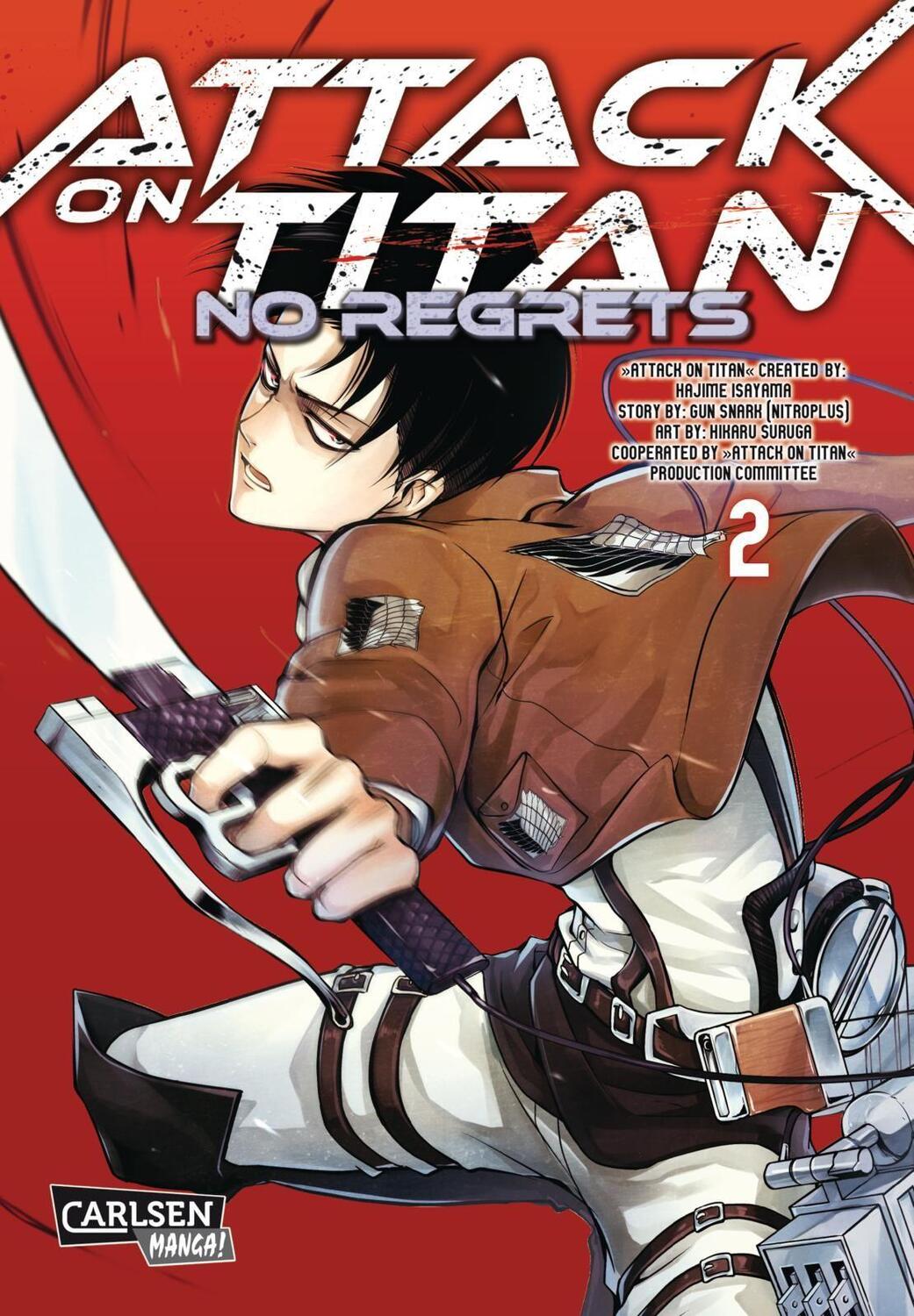 Cover: 9783551744234 | Attack on Titan - No Regrets 2 | Hajime Isayama (u. a.) | Taschenbuch