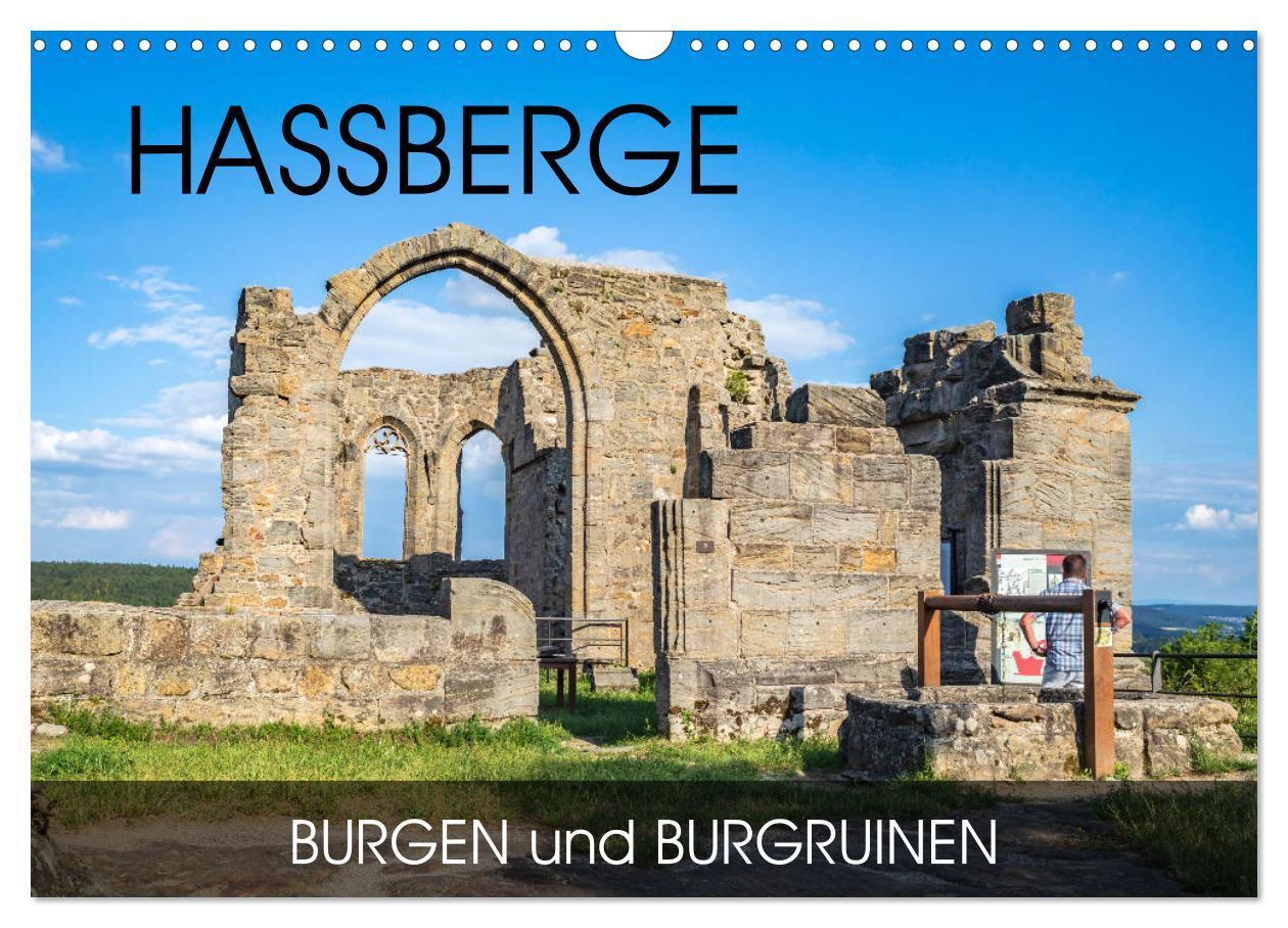 Cover: 9783383786150 | Haßberge - Burgen und Burgruinen (Wandkalender 2025 DIN A3 quer),...
