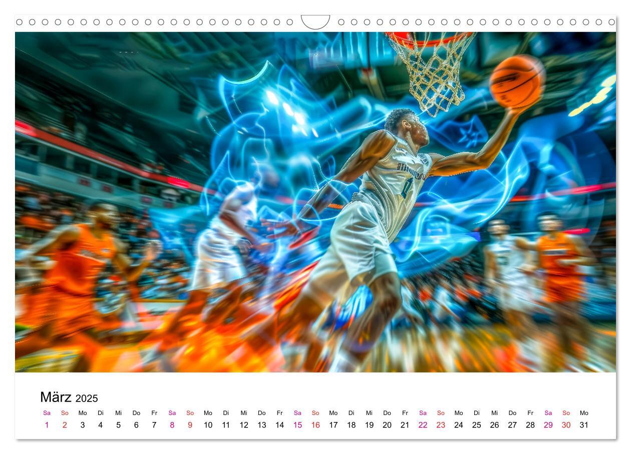 Bild: 9783457146729 | Basketball Erlebnisse (Wandkalender 2025 DIN A3 quer), CALVENDO...