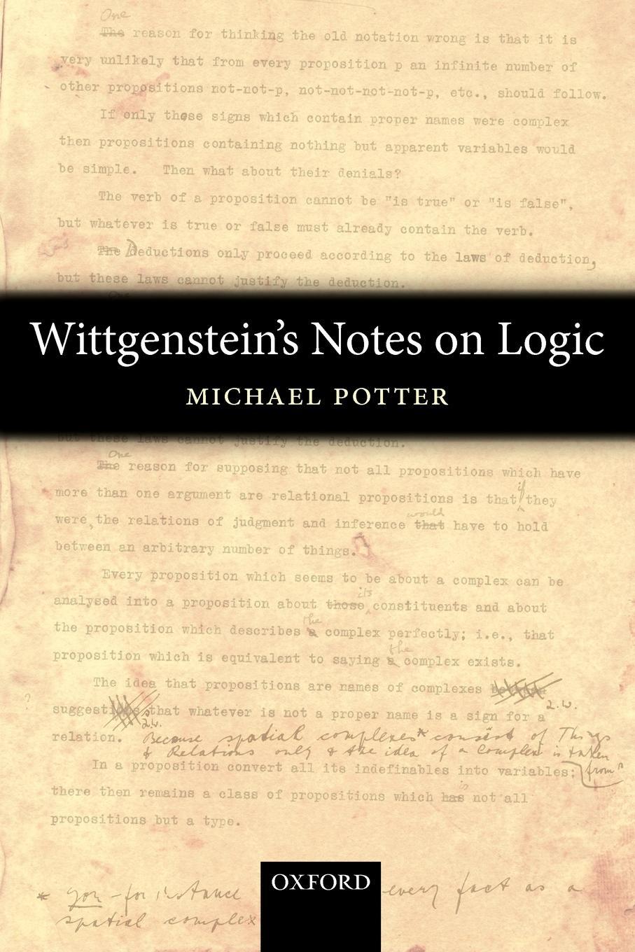 Cover: 9780199596355 | Wittgenstein's Notes on Logic | Michael Potter | Taschenbuch | 2011