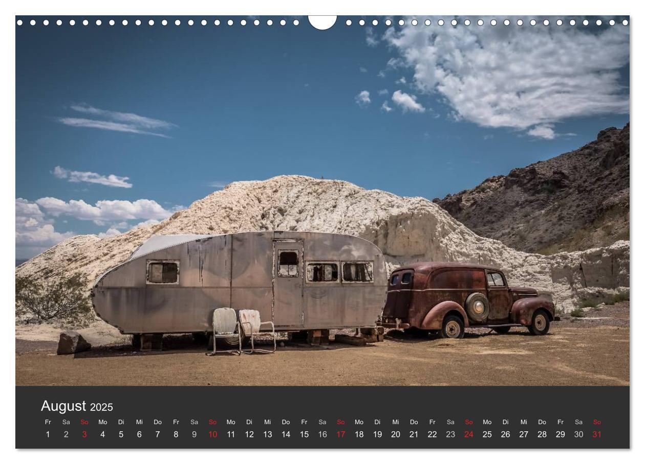 Bild: 9783435576302 | Vergessene Zeitzeugen entlang der Route 66 (Wandkalender 2025 DIN...