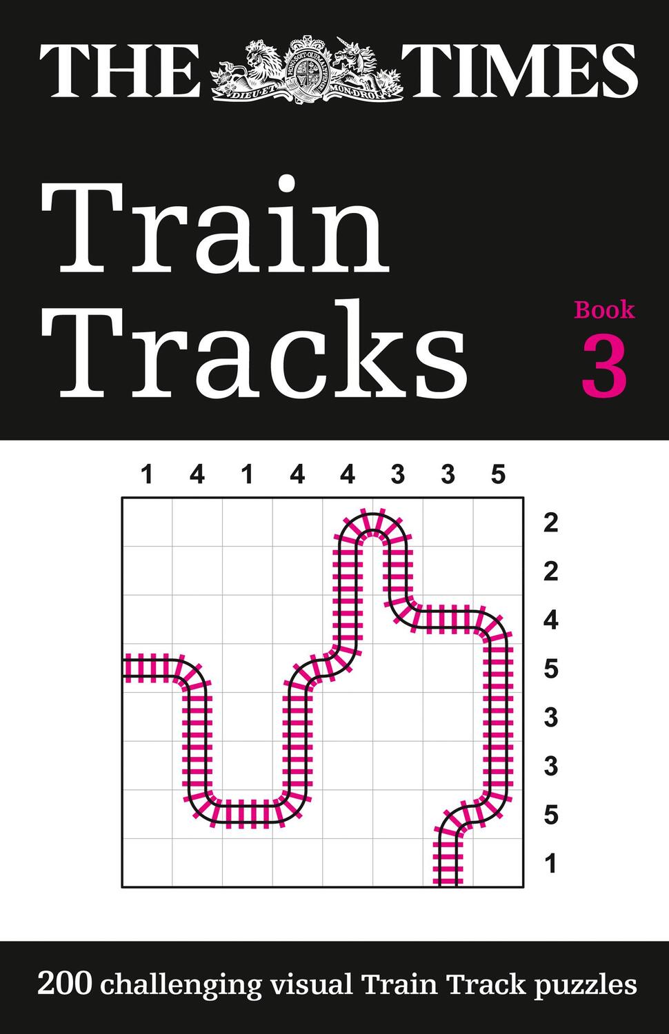 Cover: 9780008404208 | The Times Train Tracks: Book 3: 200 Challenging Visual Train Track...