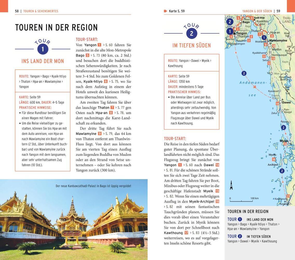 Bild: 9783846404324 | POLYGLOTT on tour Reiseführer Myanmar | Martin H. Petrich | Buch