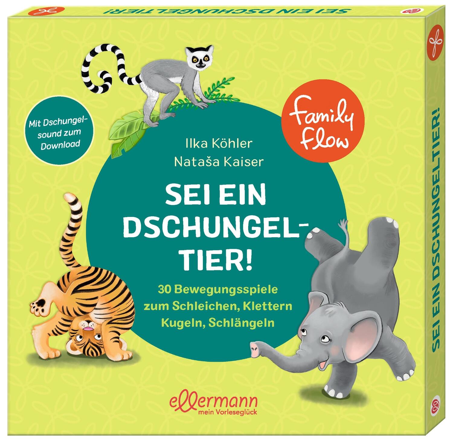 Cover: 4260688740438 | FamilyFlow. Sei ein Dschungeltier! | Ilka Köhler | Box | FamilyFlow